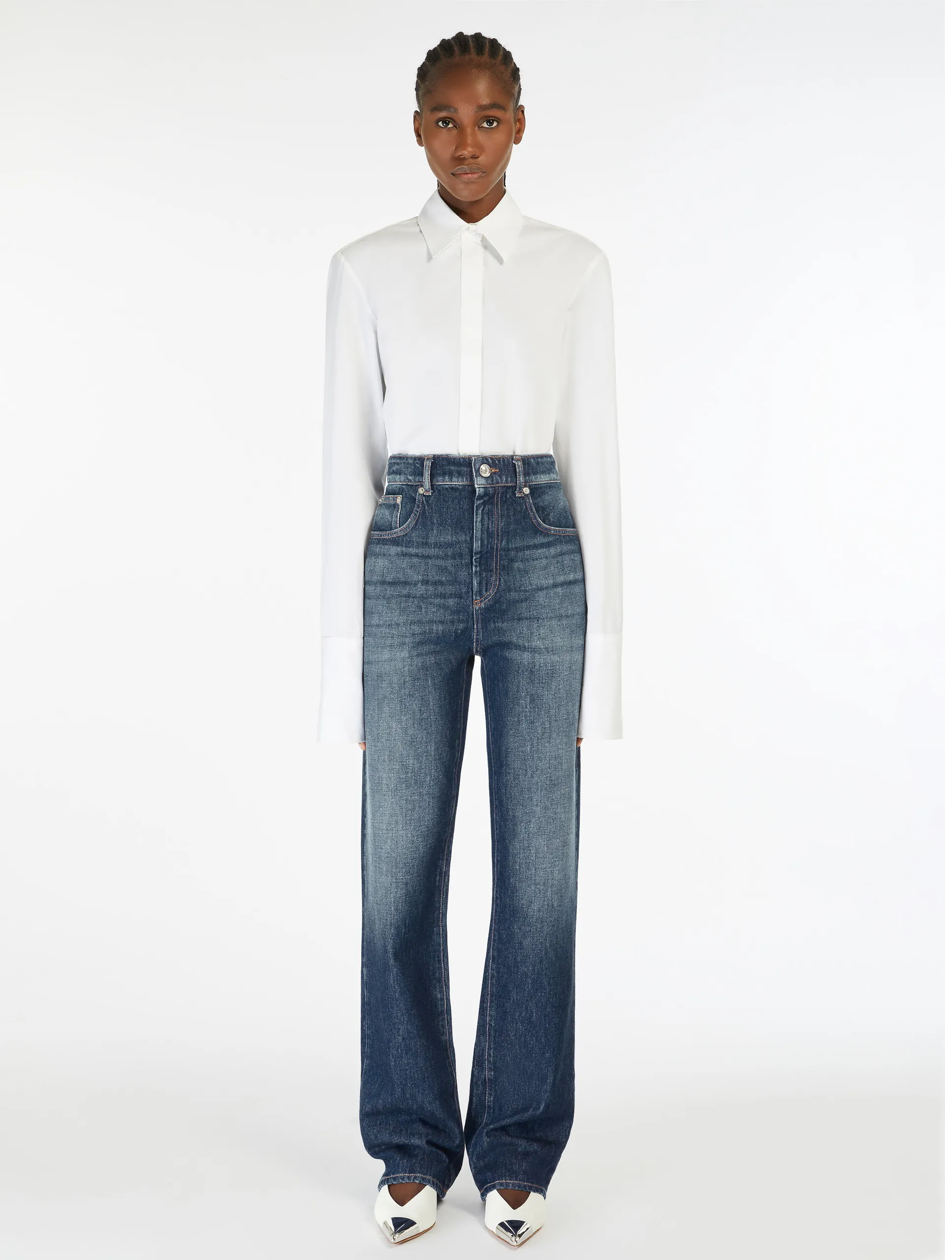 Pantalon 5 poches à taille basse